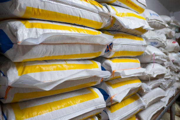 bagged feed grains supply