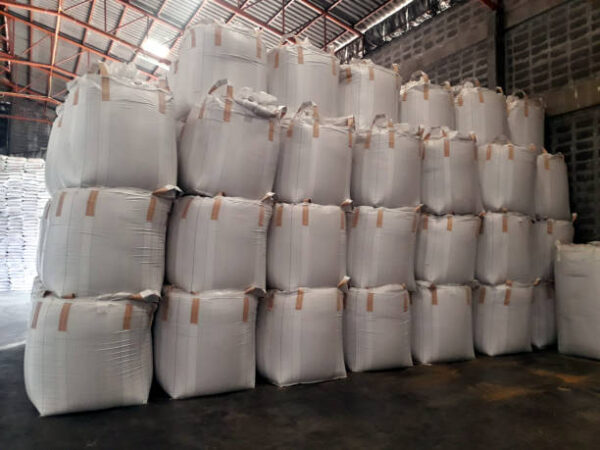 Bulk Packaging of Sustainable Plant-Based Fish Feed Pellets